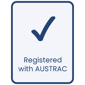 Registered with AUSTRAC
